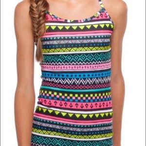 Ivivva by Lululemon Multi Colour Tank Top